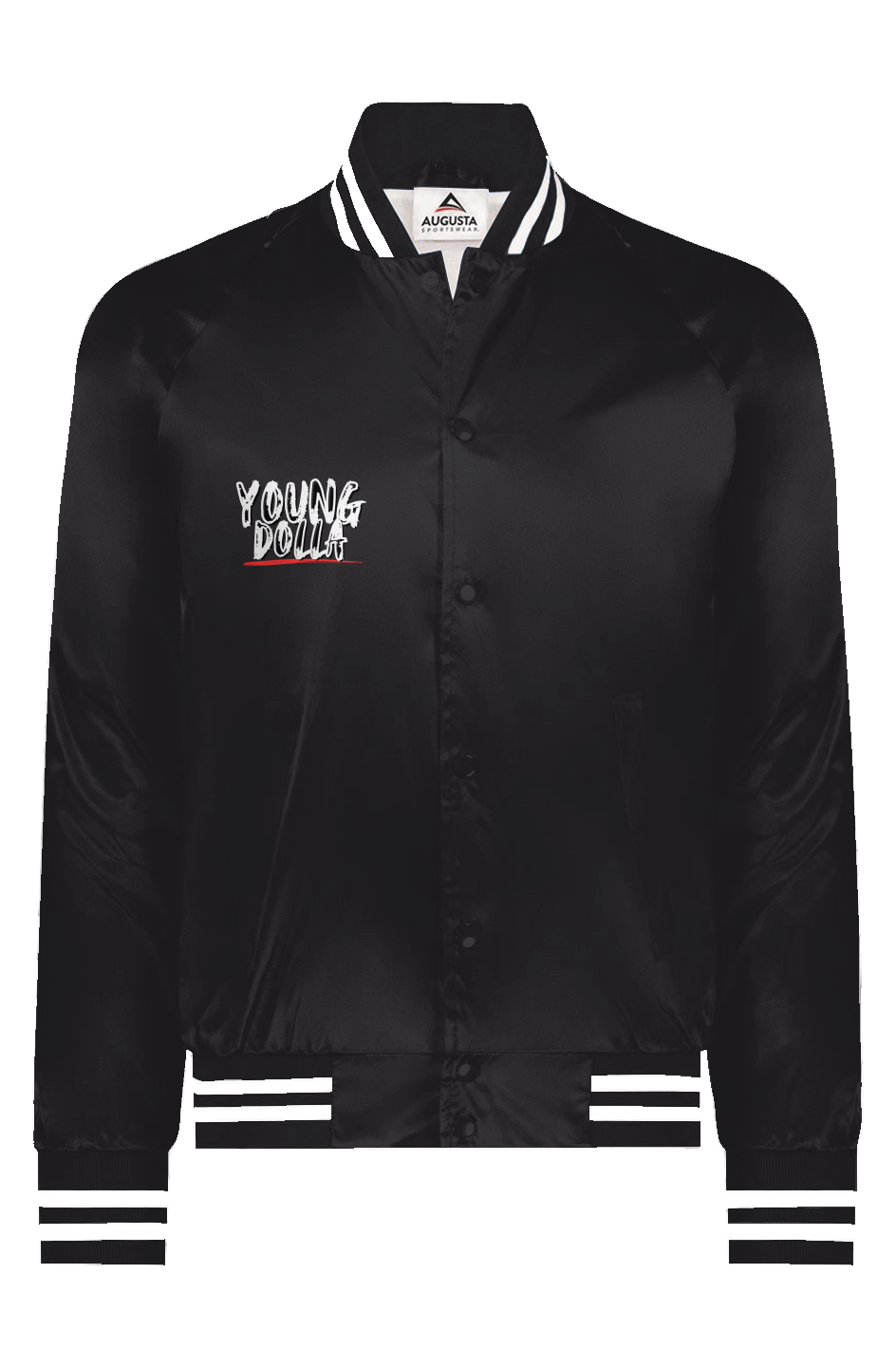 Satin Baseball Varsity Jacket