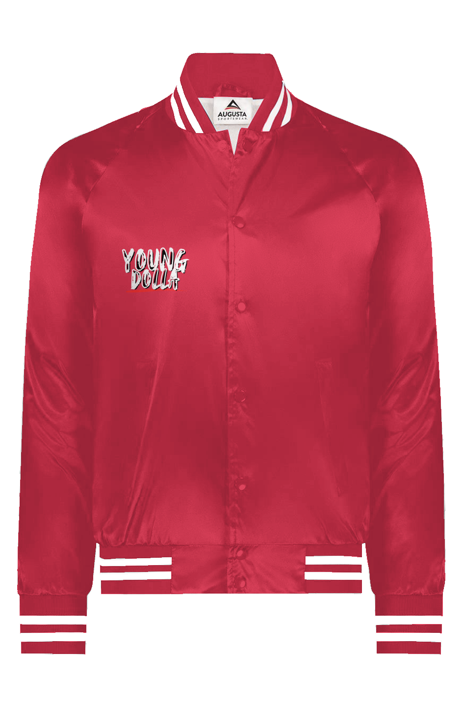 Satin Baseball Varsity Jacket
